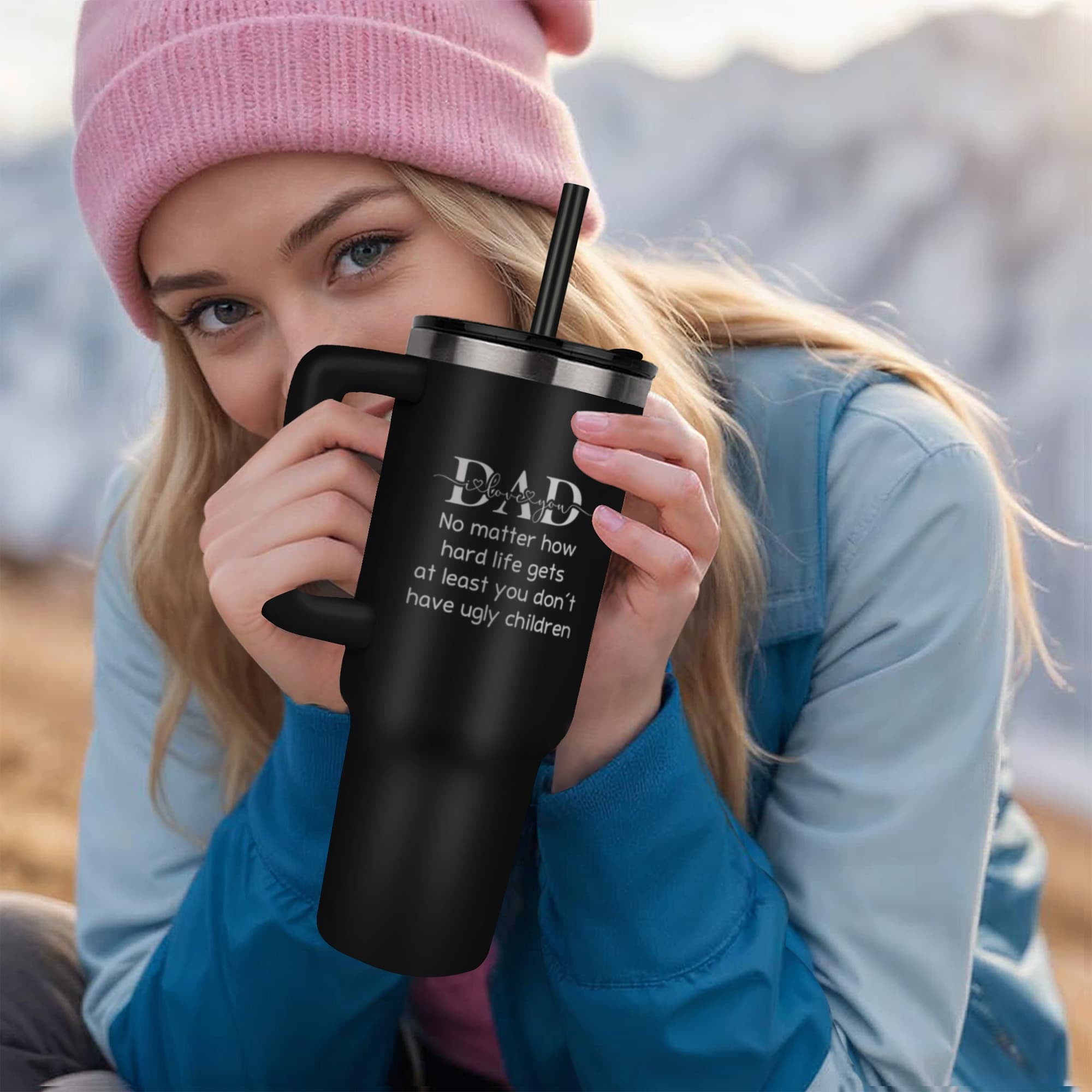 DAD- Ugly Children - Custom Tumbler