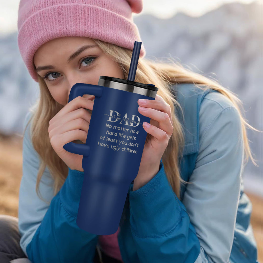 DAD- Ugly Children - Custom Tumbler