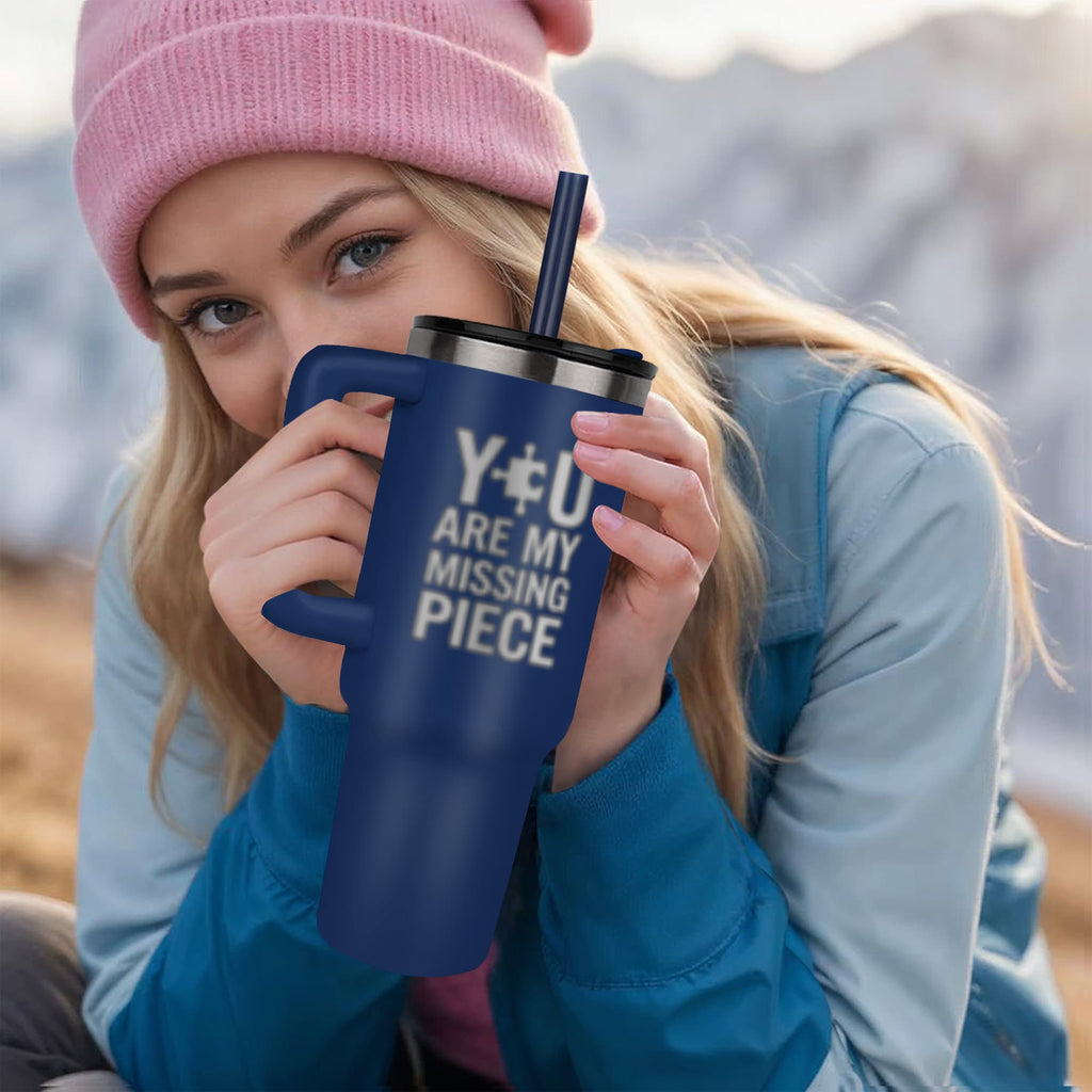 You Are My Missing Piece - Pinnacle 40oz Tumbler - Laser engraved- Valentines Collection
