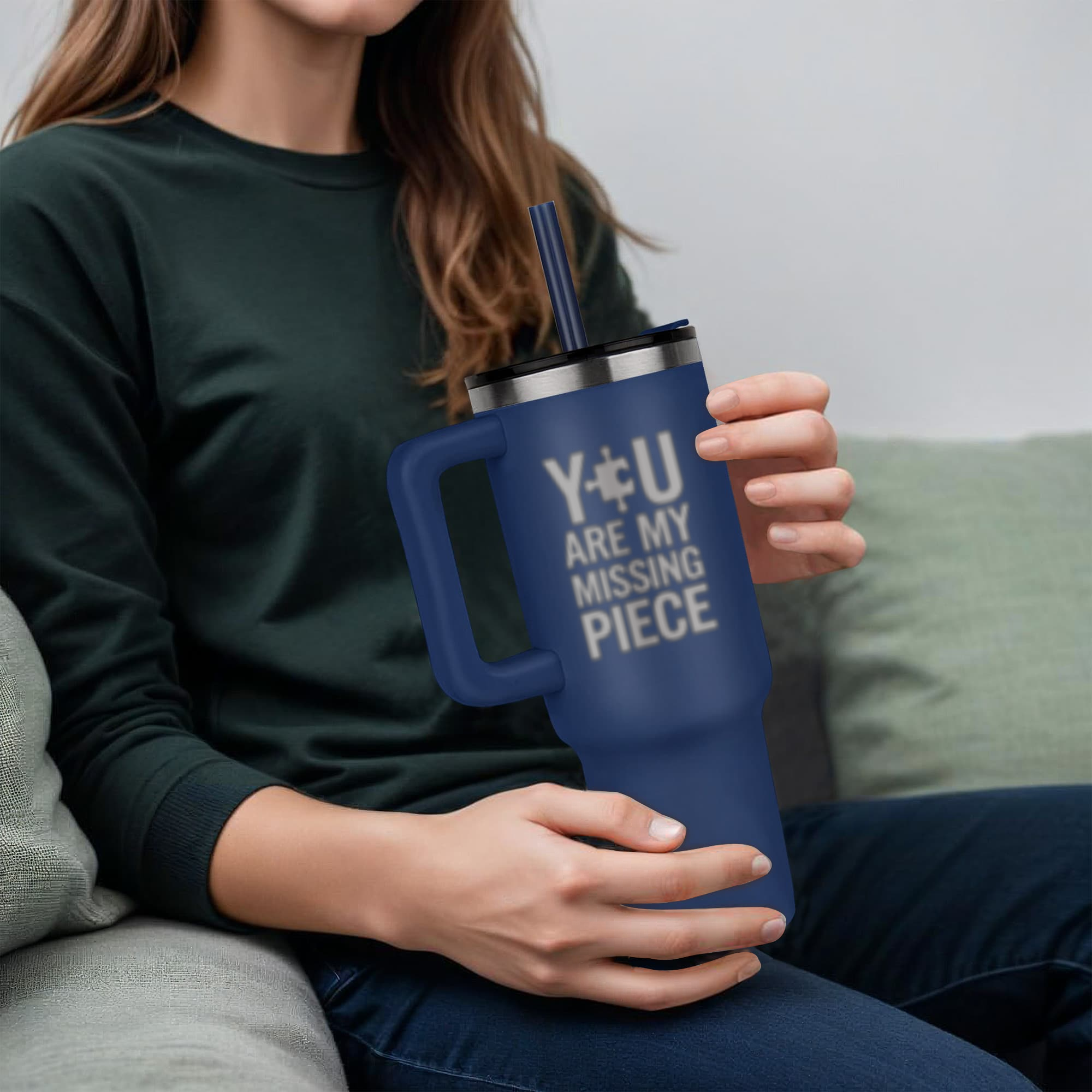 You Are My Missing Piece - Pinnacle 40oz Tumbler - Laser engraved- Valentines Collection