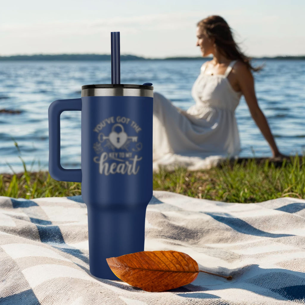 You Got The One Key To My Heart! - Pinnacle 40oz Tumbler - Laser engraved- Valentines Collection