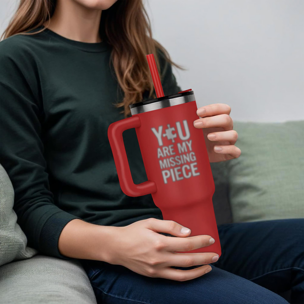 You Are My Missing Piece - Pinnacle 40oz Tumbler - Laser engraved- Valentines Collection