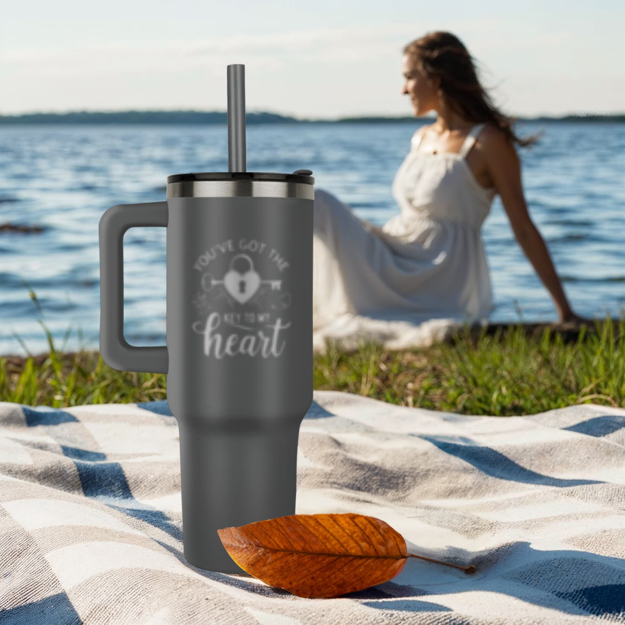 You Got The One Key To My Heart! - Pinnacle 40oz Tumbler - Laser engraved- Valentines Collection