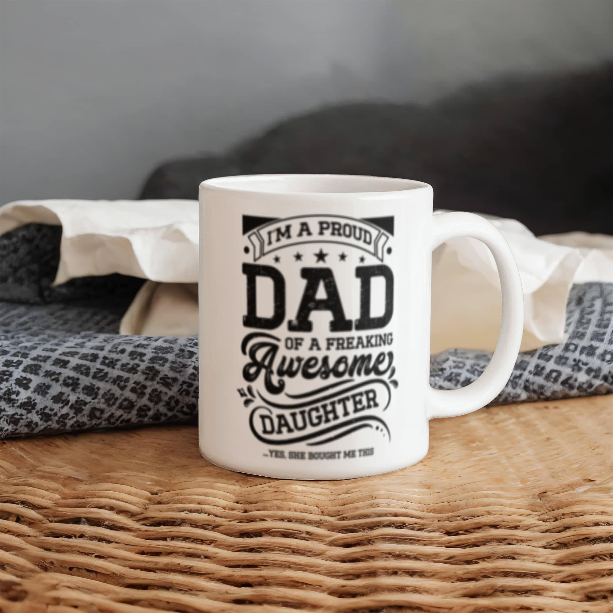 Proud Dad - Ceramic Coffee Mug.