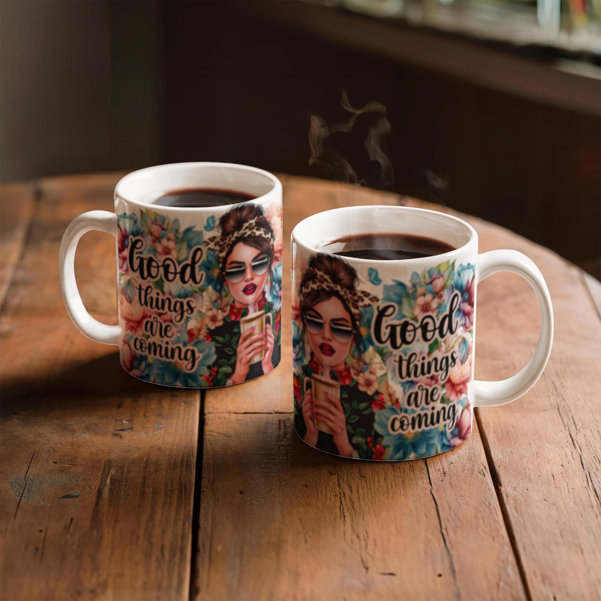 Good Things Are Coming - Ceramic Coffee Mug
