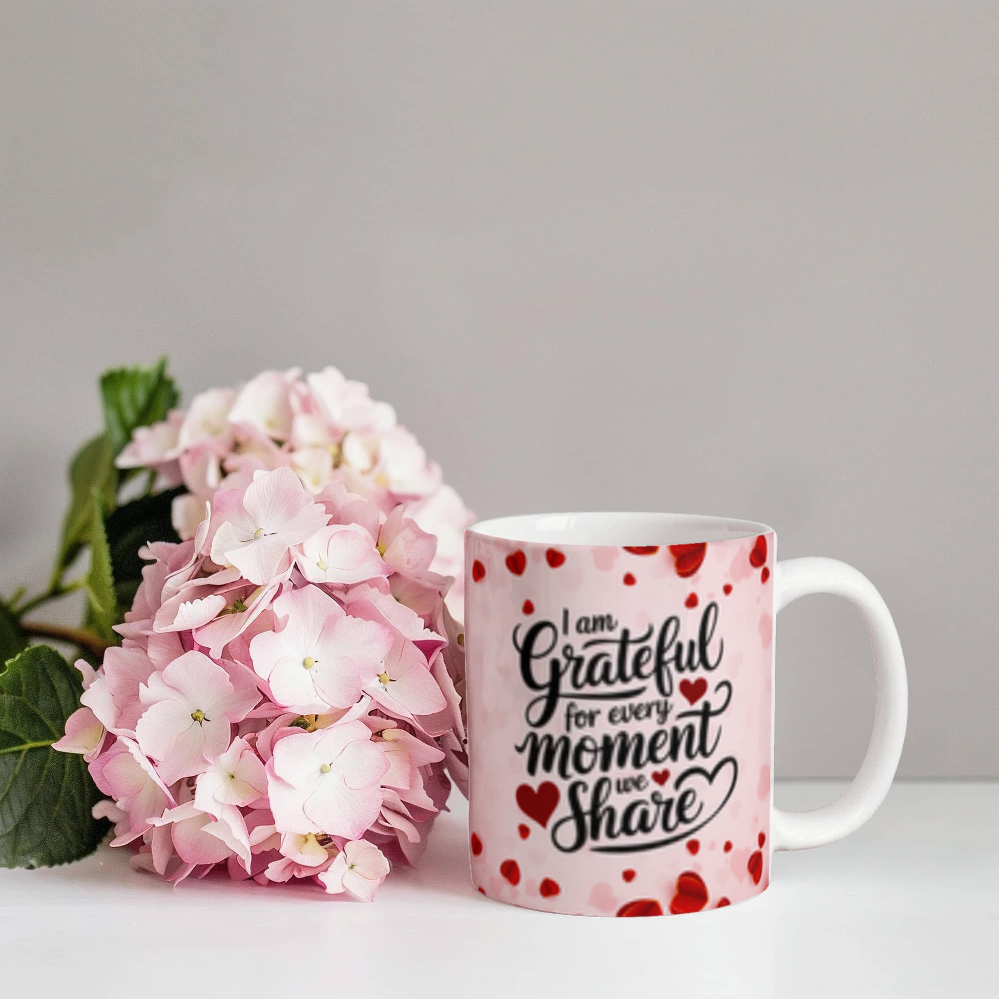 I Am Grateful For Every Moment We - Share Ceramic Mug - Valentines Collection!