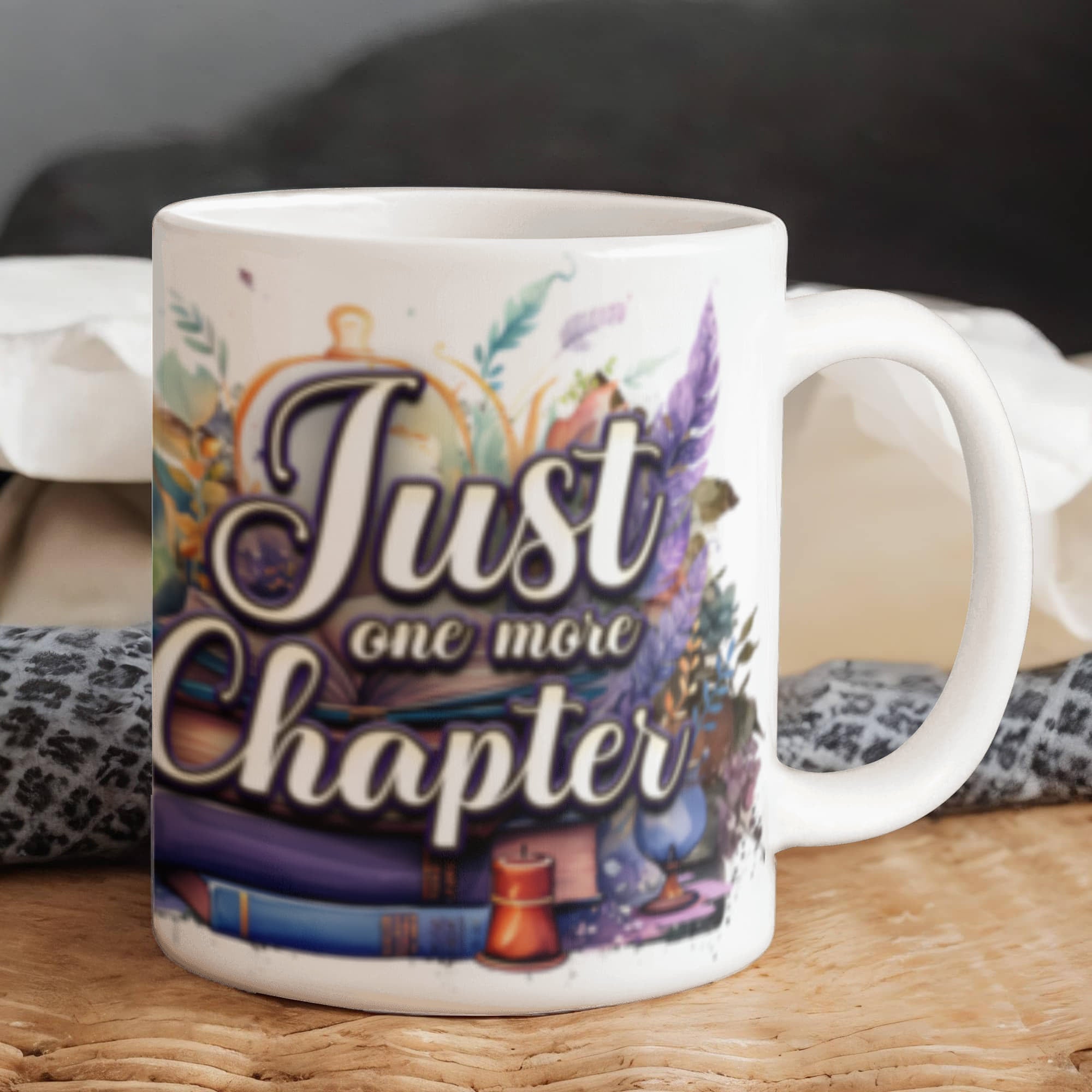 Just One More Chapter - Ceramic Coffee Mug