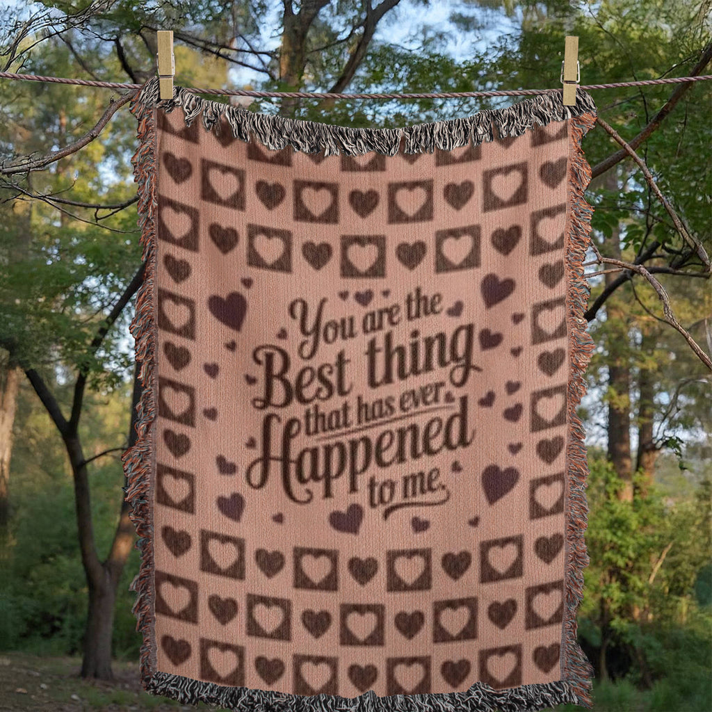 Inspirational & Romantic. Woman  Heirloom Blanket.