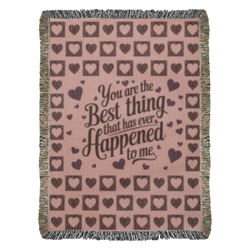 Inspirational & Romantic. Woman  Heirloom Blanket.