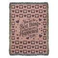 Inspirational & Romantic. Woman  Heirloom Blanket.