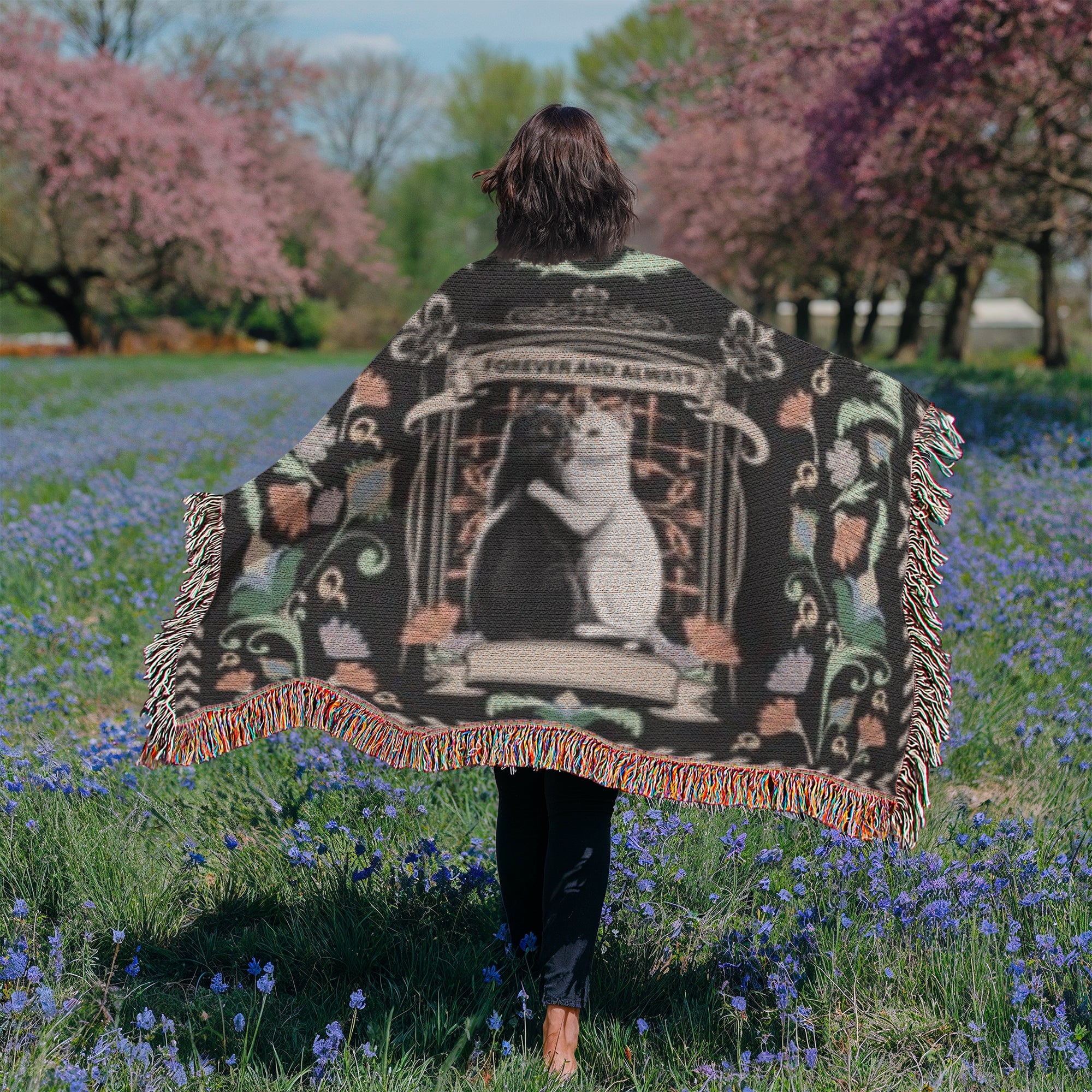 Forever & Always- Inspirational. & Romantic- Heirloom Woven Blanket - Valentines Collection