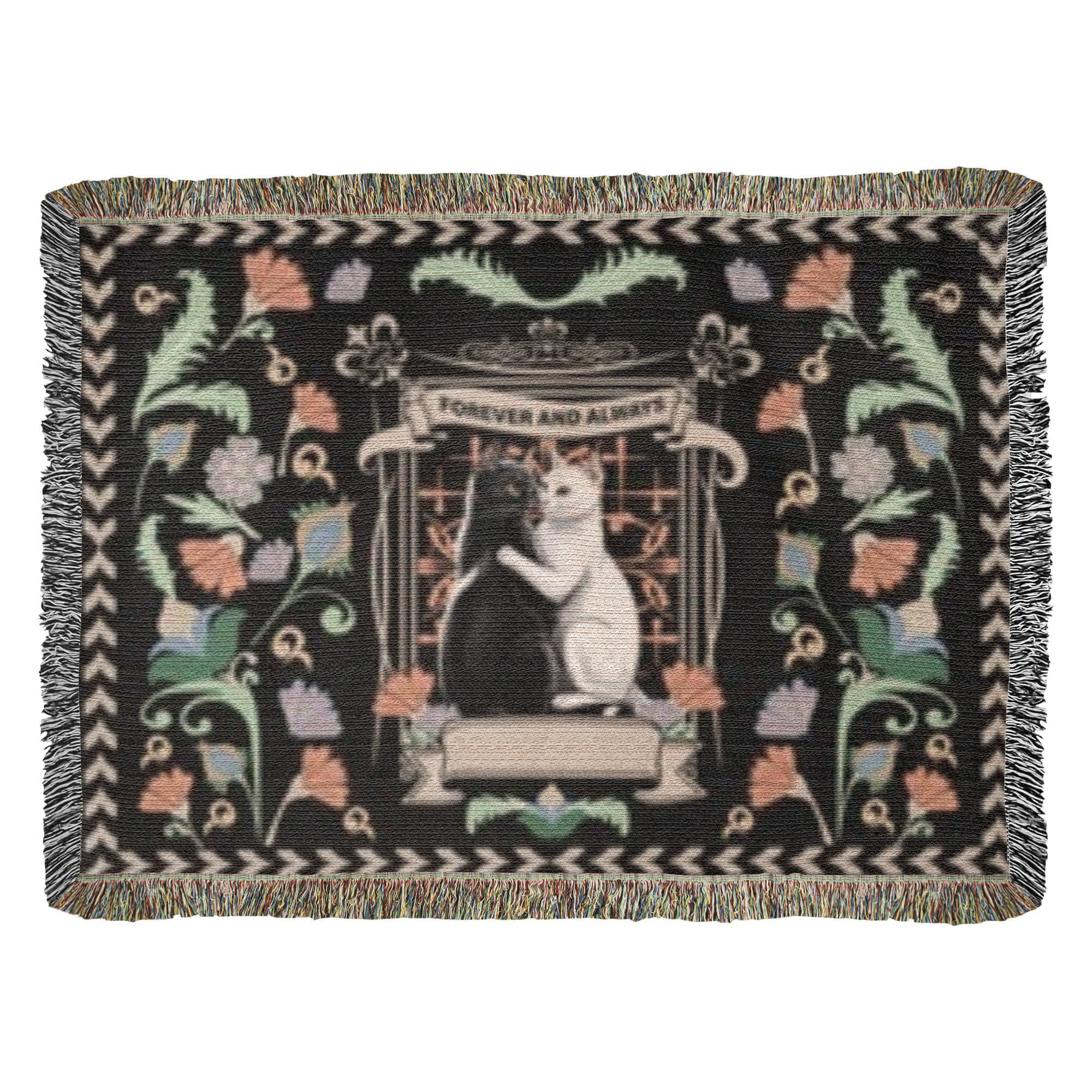 Forever & Always- Inspirational. & Romantic- Heirloom Woven Blanket - Valentines Collection