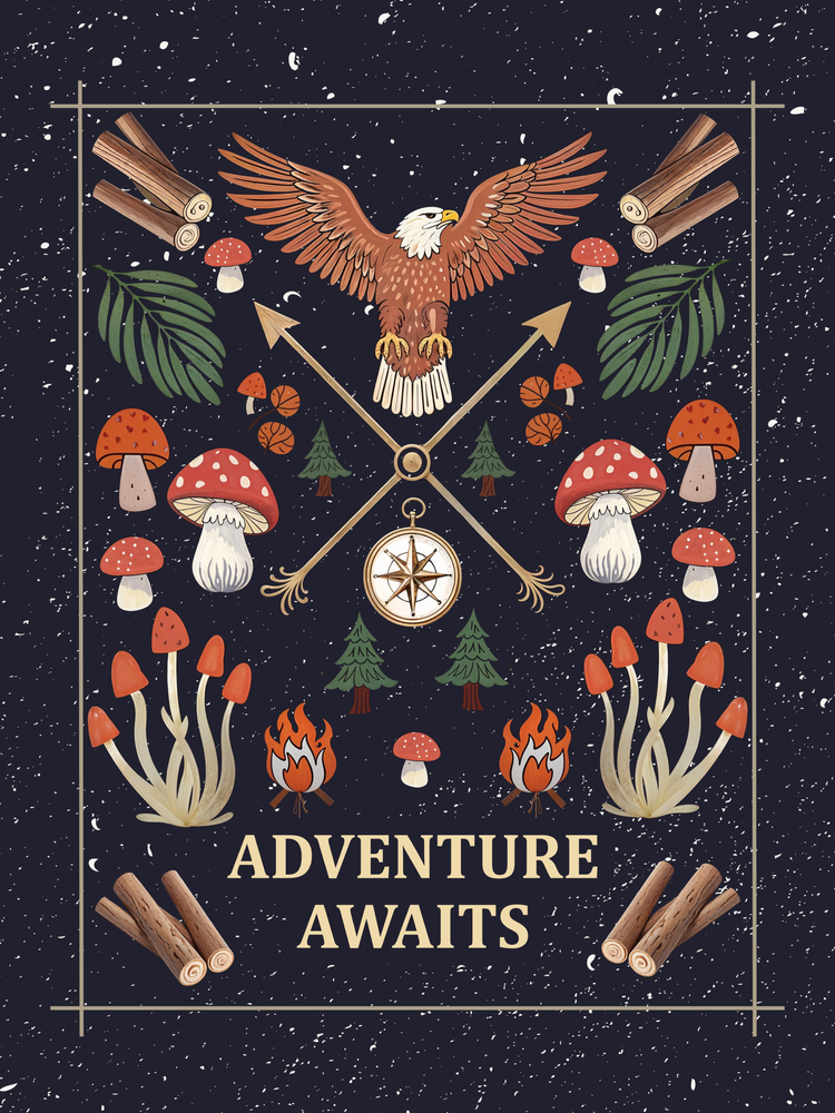 Adventure Awaits - Woven Blanket - SALE!