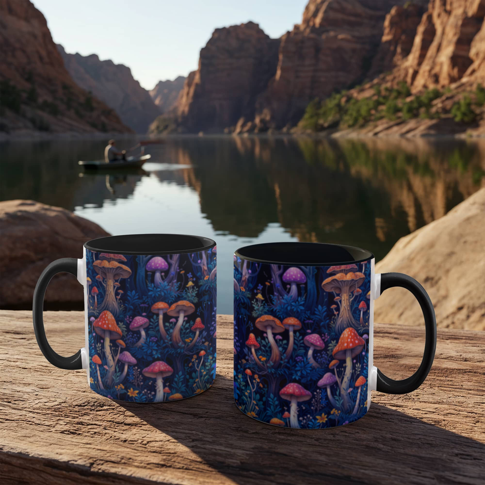 Trippy - Pick Your Color- Ceramic Coffee Mug
