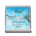 Dad -Remembrance Necklace w/ Angel Wing Charm