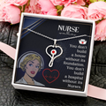 HeartScope Necklace for Nurses - Elegant Design with Swarovski Crystal