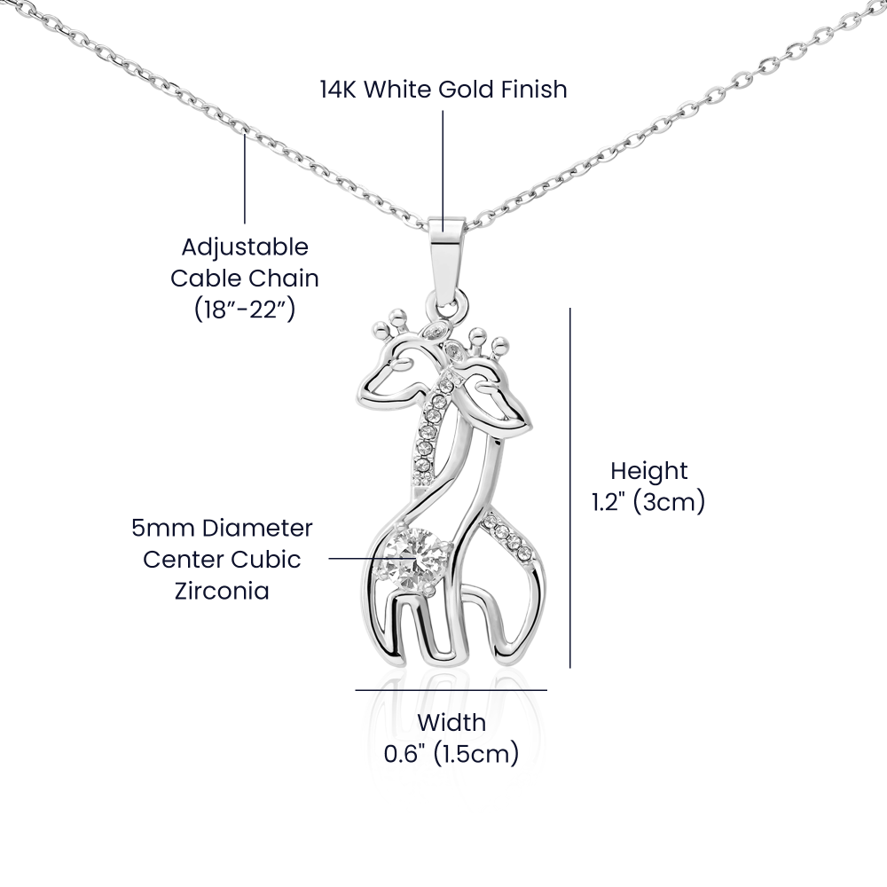 NEW!!- Giraffe Necklace- 18k GOLD FINISH!