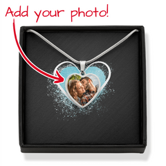 Make It Yours - Custom Heart Pendant with Chain