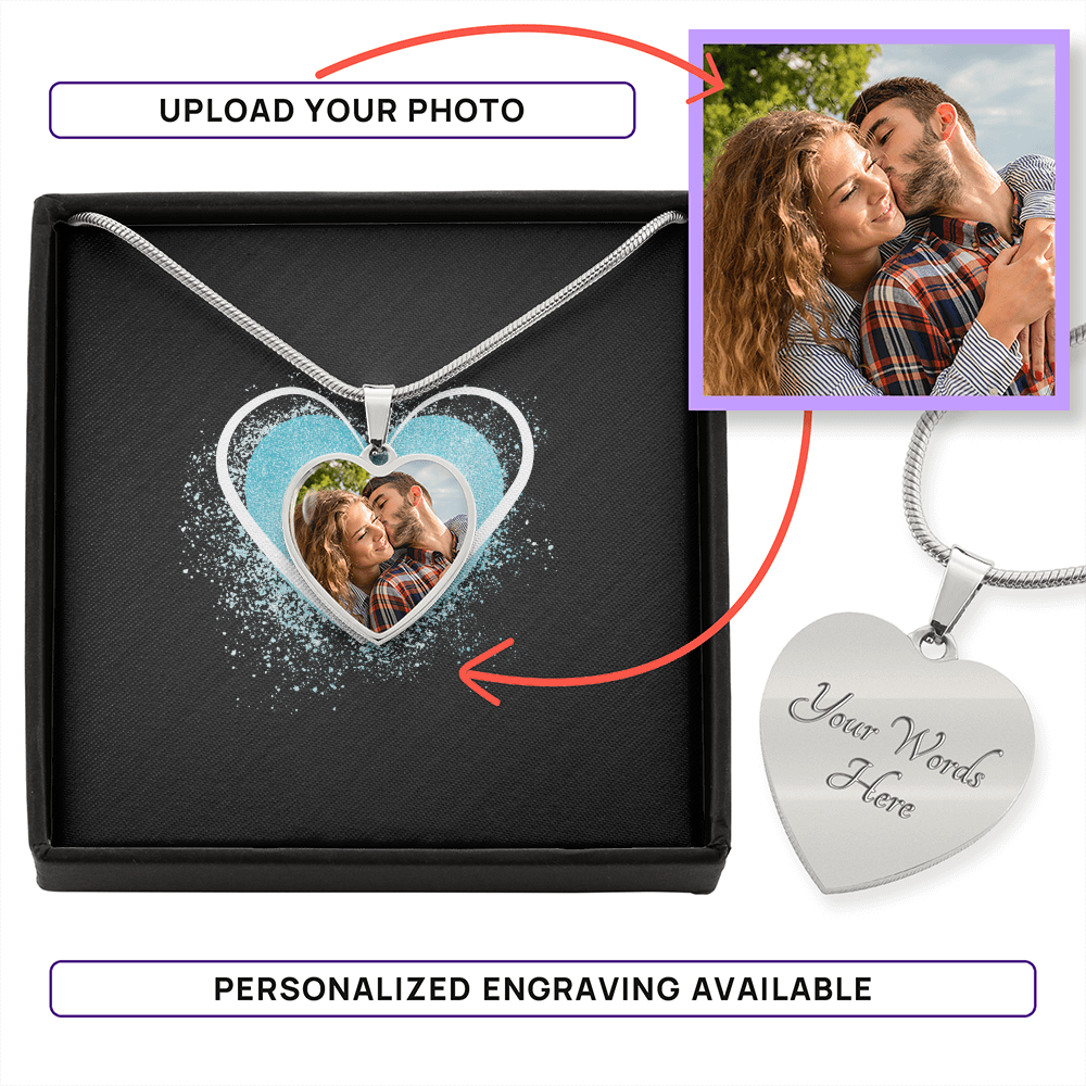 Make It Yours - Custom Heart Pendant with Chain