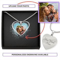 Make It Yours - Custom Heart Pendant with Chain
