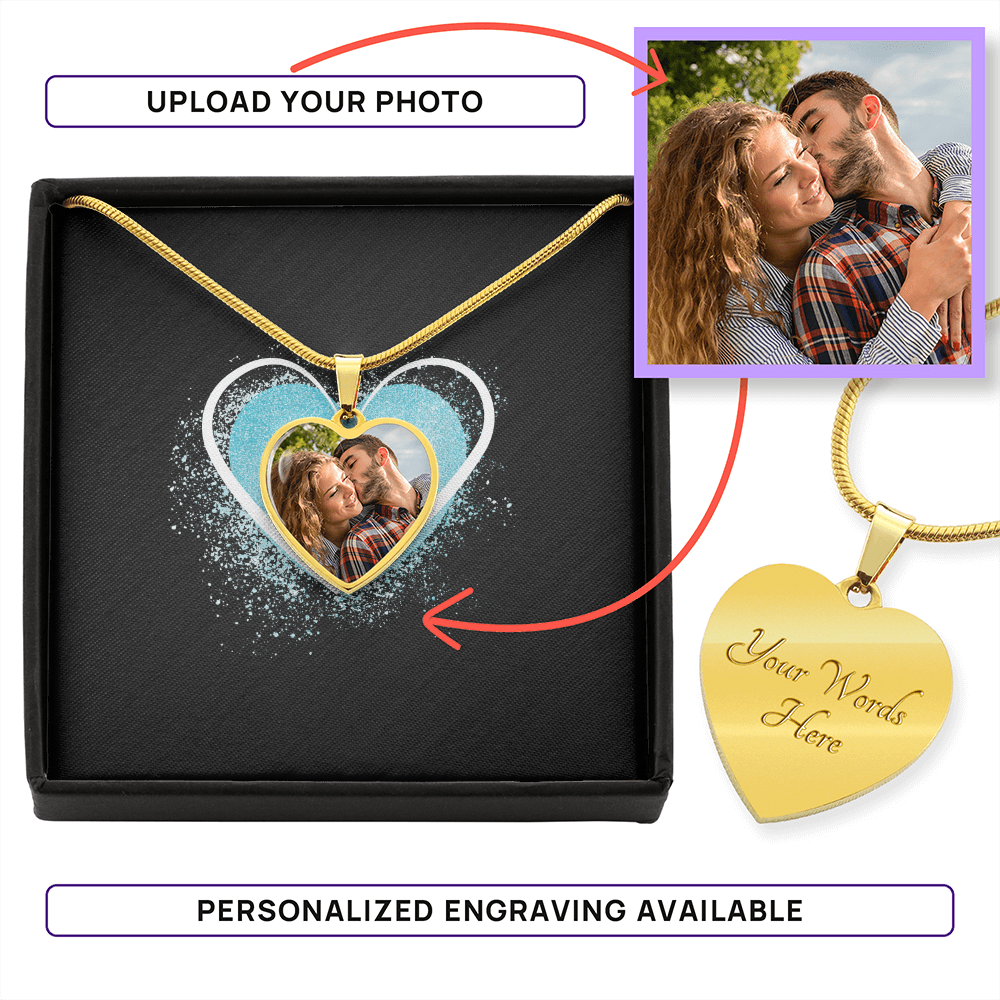 Make It Yours - Custom Heart Pendant with Chain