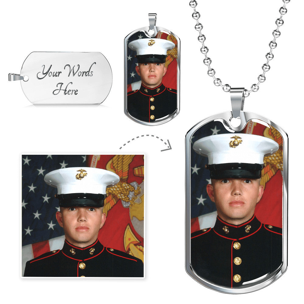 Something To Remember - Dog Tag Necklace with Engraving- SALLE!!