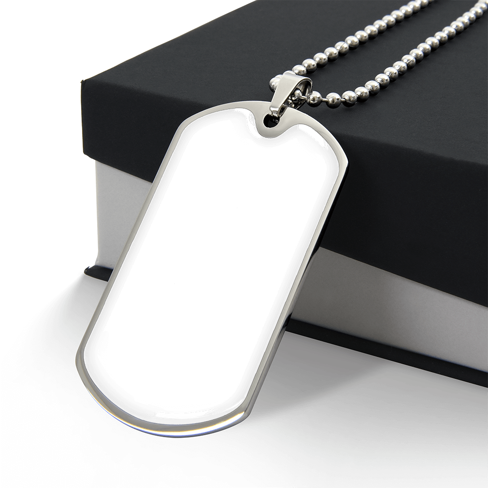 Something To Remember - Dog Tag Necklace with Engraving- SALLE!!
