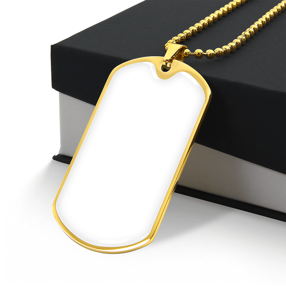 Something To Remember - Dog Tag Necklace with Engraving- SALLE!!